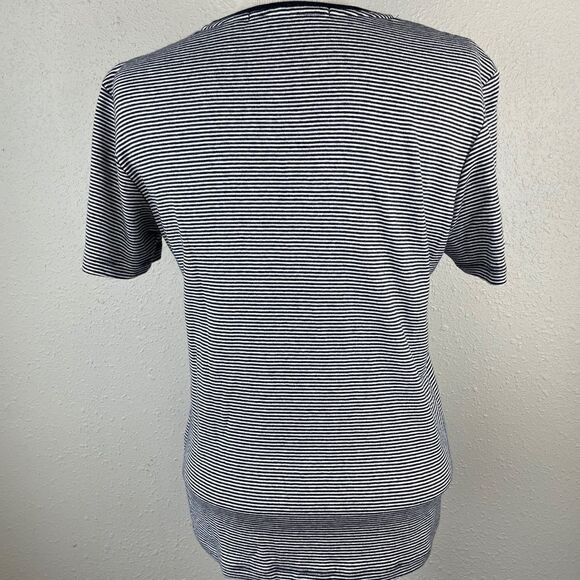 NWT Tommy Hilfiger Short Sleeve Striped  Top - Picture 6 of 10